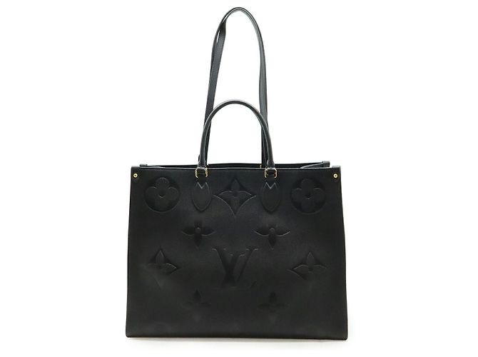 Louis Vuitton Onthego Monogram Empreinte Tote Bag Schwarz