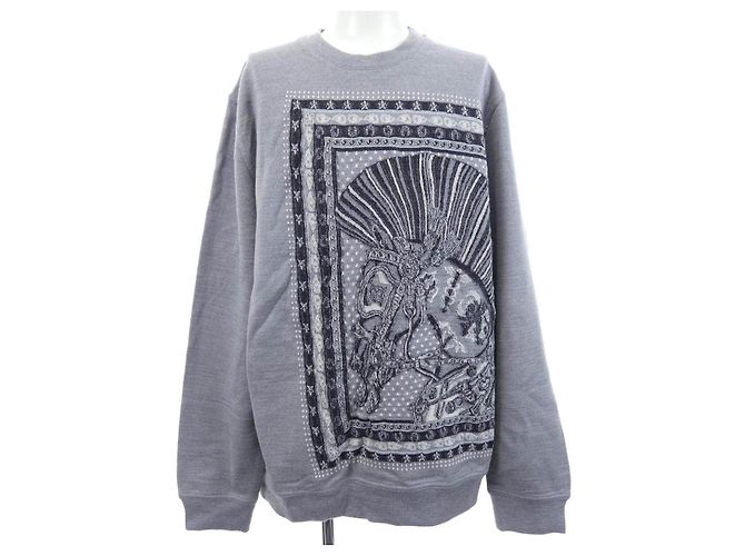 Hermès Hermes CHEVAL PUNK BANDANA Sweatshirt aus Baumwolle Braun
