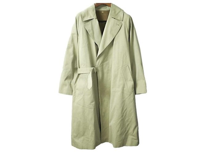 Autre Marque Abrigo de gabardina de algodón COMOLI Beige