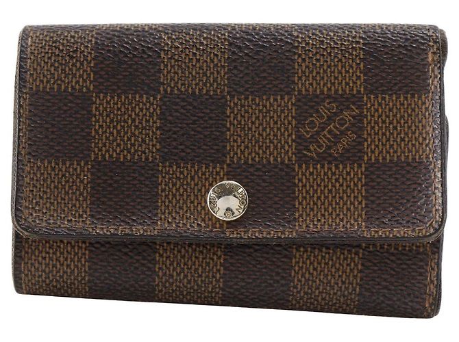Louis Vuitton Multicles 6 Damier Canvas Schlüsseletui Braun
