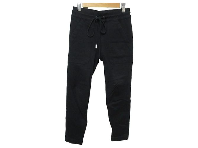 Autre Marque THE RERACS STRETCH SLIM BAKER Pants Nero