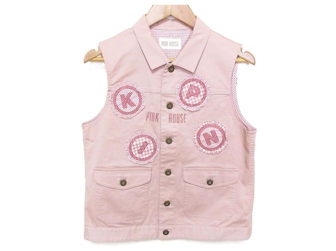 Autre Marque PINK HOUSE Weste mit Karomustern