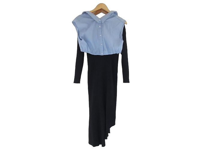 Autre Marque Set Vestito in Maglia styling Blu Blu navy