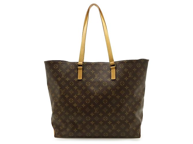Saco de Ombro Cabas Alto Monogram Louis Vuitton Marrom
