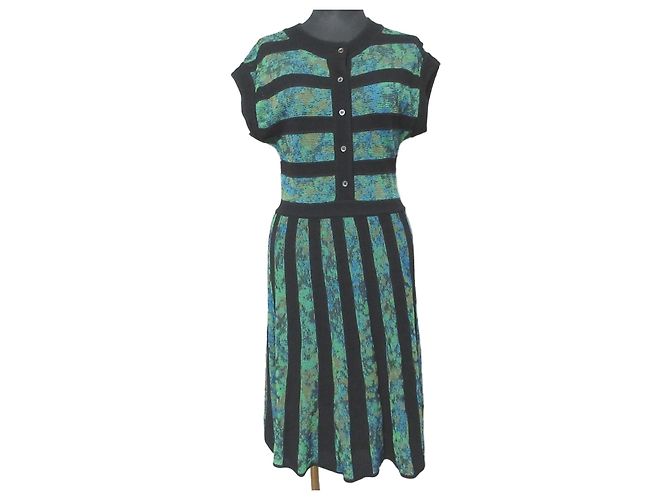 Autre Marque Missoni OPMICW0200 Strickkleid Schwarz