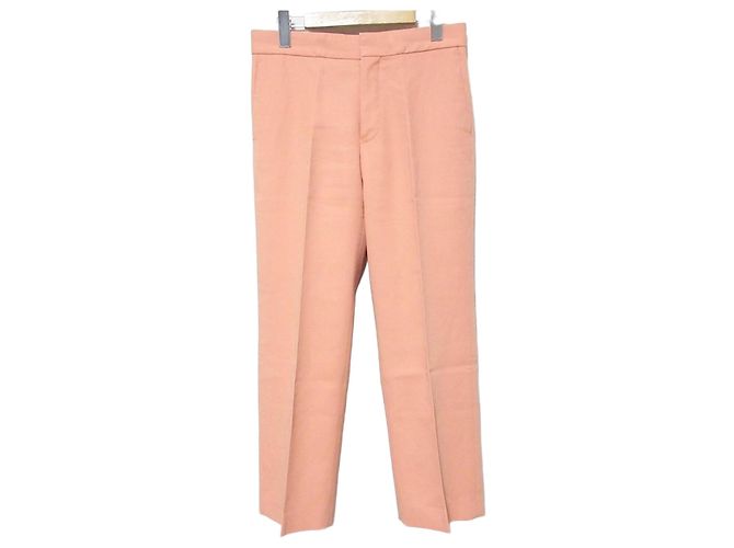 Autre Marque Pantaloni Ankle in cotone Drawer Rosa