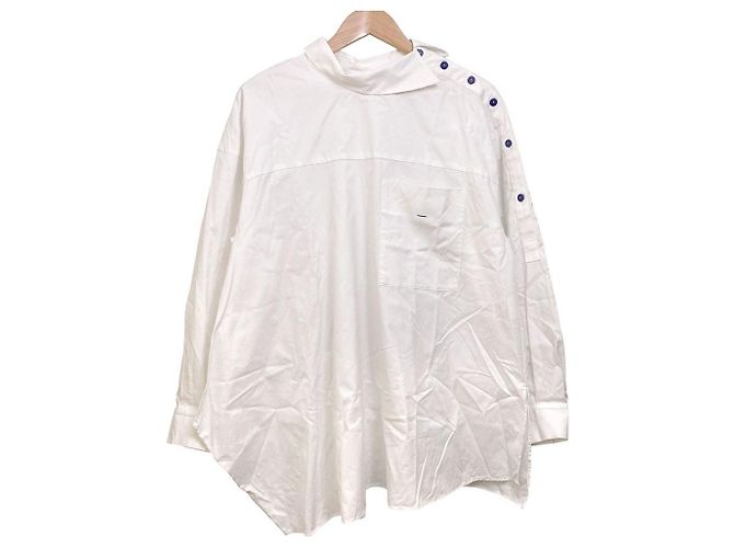 Autre Marque nagonstans 80 Oxford Pullover Blouse Blanco