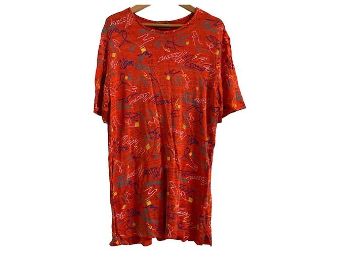 Autre Marque Missoni Stricktop mit Logo-Print Rot