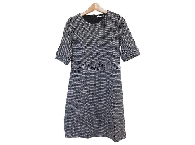 Autre Marque iBLUES Strickkleid Braun Schwarz Pink