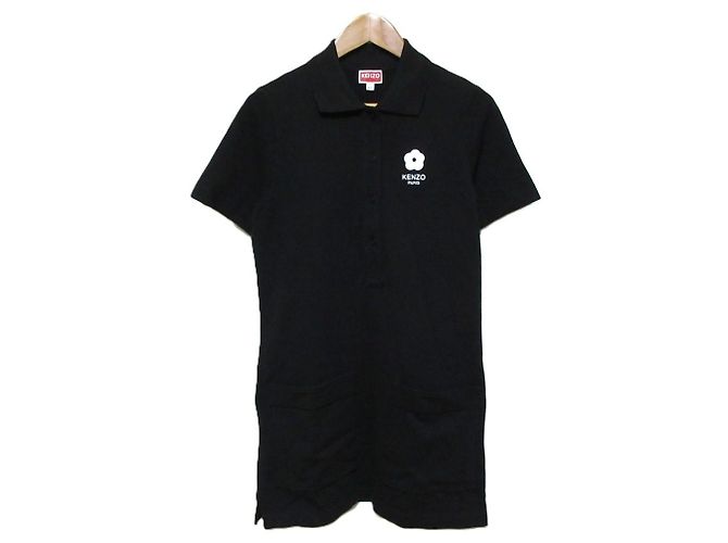 Kenzo Boke 2.0 besticktes Kleid Schwarz
