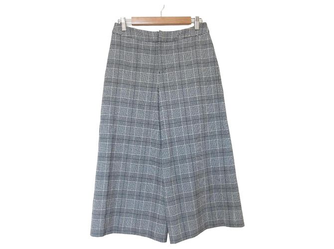 Autre Marque AMACA Glen Check Wide Pants Marrom