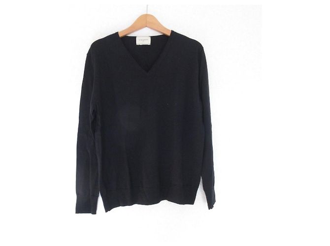 Autre Marque UNITED ARROWS V-Ausschnitt Pullover Schwarz