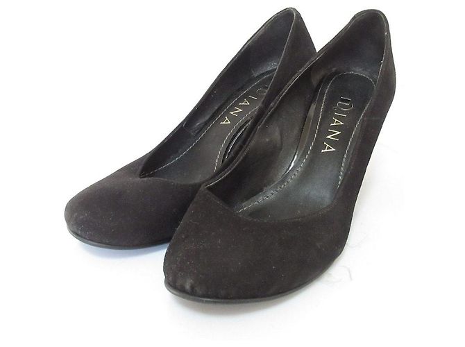 Autre Marque Escarpins Diana en daim Noir