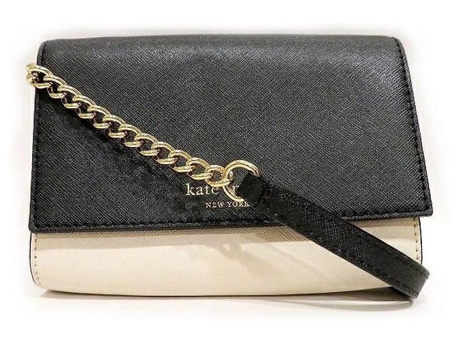 Borsa a tracolla in pelle Kate Spade Nero