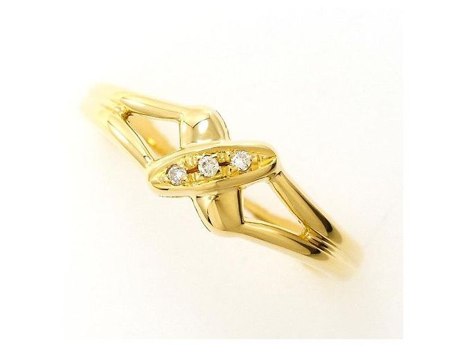 Autre Marque Au750 Diamantring Golden