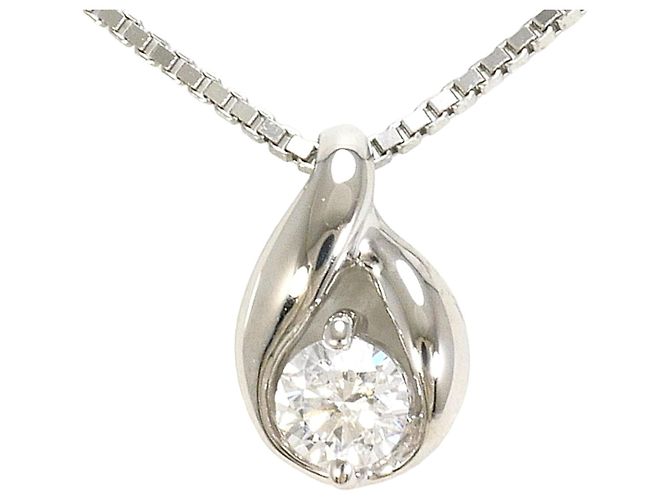 Autre Marque Collana in platino e diamanti PT900 PT850 Argento