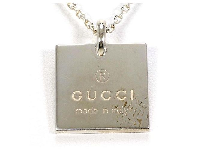 Collana Gucci Square 925 Argento