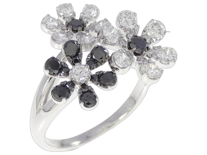 Autre Marque Anello Ponte Vecchio Au750 Diamante Argento