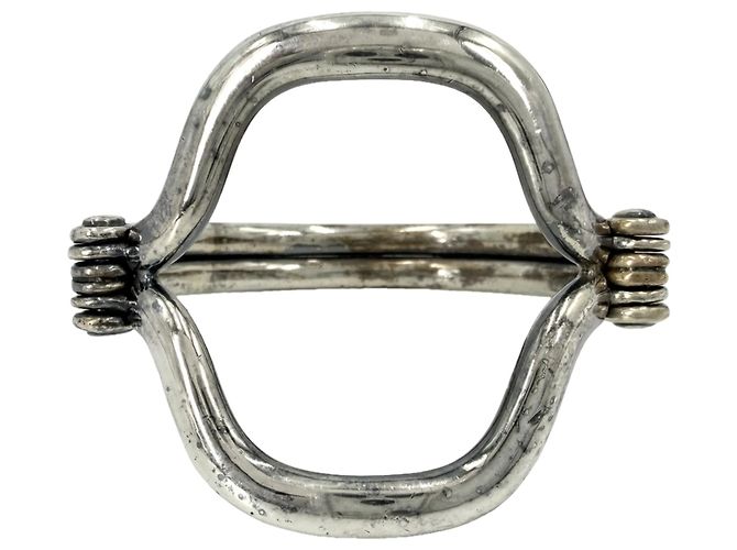 Hermès Hermes Silver 925 Bangle Silvery