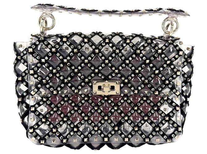 Borsa Valentino Garavani Nero Bianco