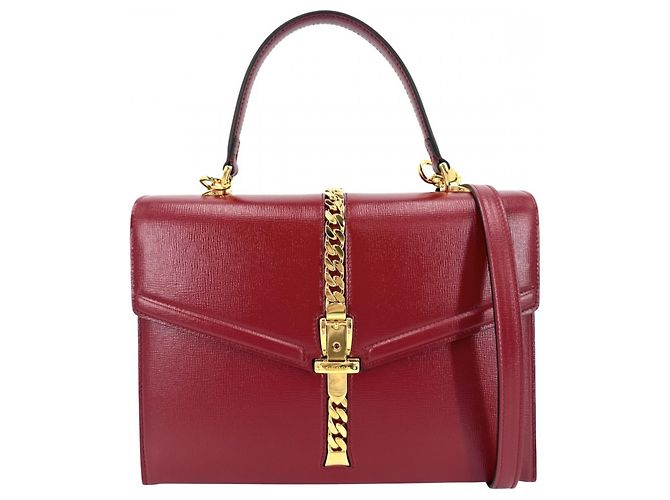 Bolso Gucci Sylvie para mujer Blanco Roja