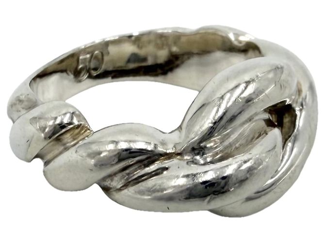 Ring Hermès Anello Torsade da donna Hermes Argento