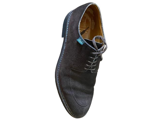 Paraboot Socrate Derby en Daim Marron