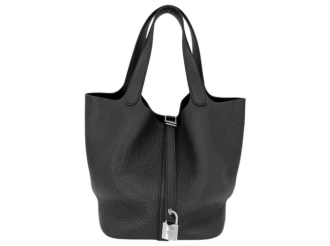 Hermès Bolsa Hermes Picotin Lock MM Preto