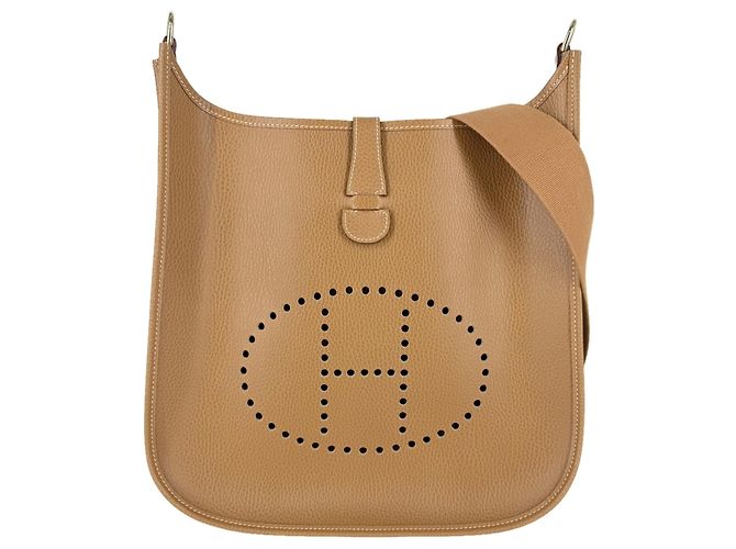 Hermès Bolsa de Ombro Hermes Evelyne 1 GM Marrom
