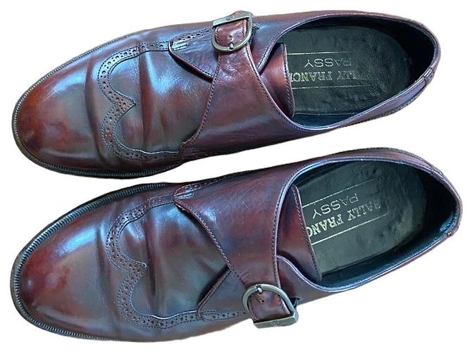Chaussures Monk Strap Bally en Cuir Marron