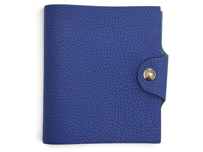 Hermès Hermes Ulysses Mini Notebook Cover Blue