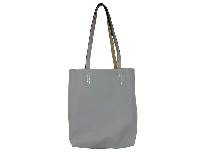 Hermès Sac Cabas Réversible Hermes Neo Double Sens 35 Marron