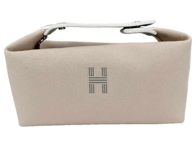 Hermès Hermes Handtasche Beige/White Weiß