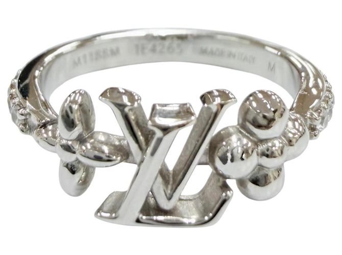 Anillo de banda con strass Louis Vuitton Plata