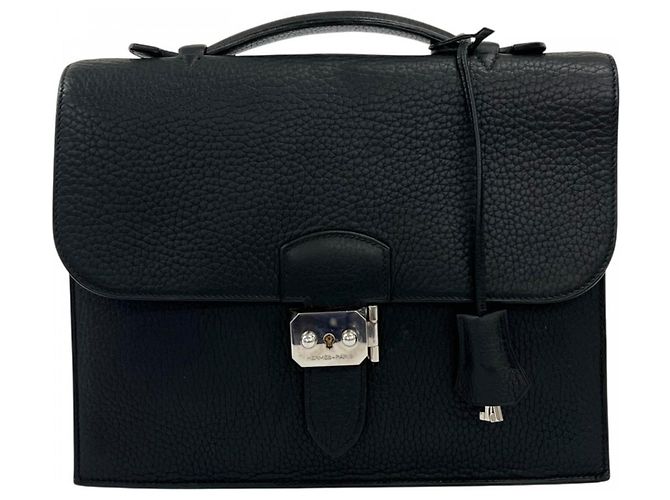 Hermès Sac à main Hermes Sac à Dépêches 27 Noir