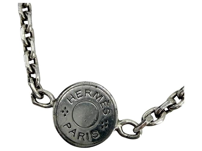 Hermès Collar con colgante Hermes Mini Sellier
