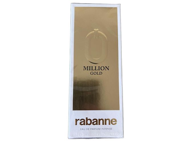 Paco Rabanne 1 Million Gold Eau de Parfum Intense Empty Packaging Golden