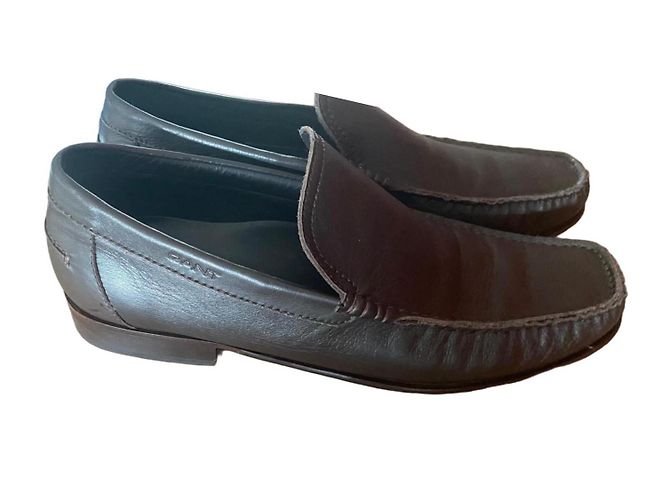 Autre Marque Mocassini GANT New-Jersey in pelle marrone
