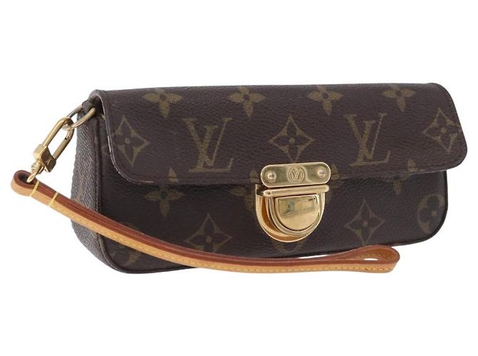 LOUIS VUITTON Monogram Pochette Lagoon Glasses Case M60008 LV Auth 200660A