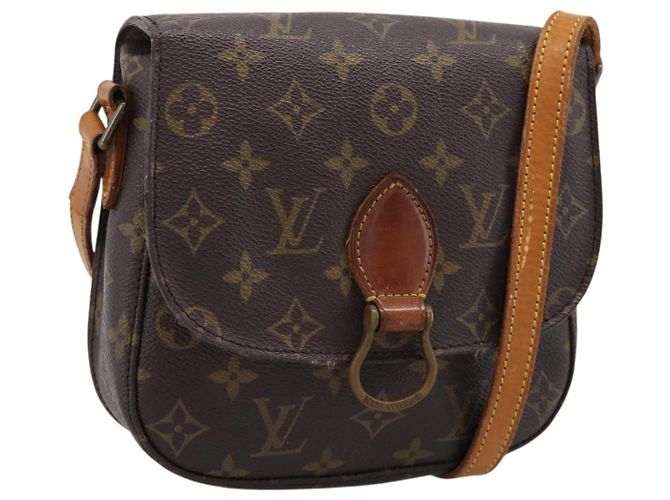LOUIS VUITTON Monogram Saint Cloud MM Shoulder Bag M51243 LV Auth 198940 Monograma