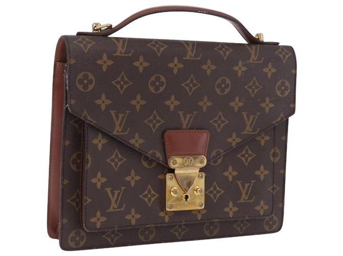 LOUIS VUITTON Monogram Monceau28 Hand Bag M51185 LV Auth 197753 Monogramme