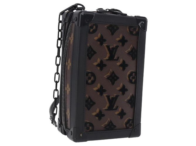 LOUIS VUITTON Monogram Tuftage Vertical Software Trunk Bag M45044 Auth ka5844M Monogramma
