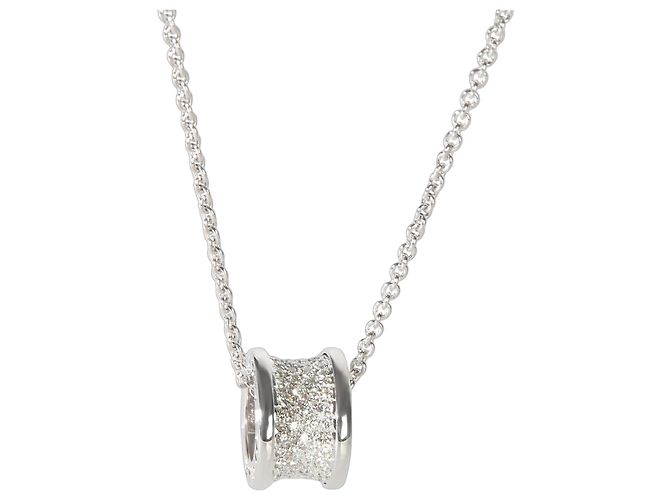 Bulgari Pingente B.zero1 em ouro branco e diamantes BVLGARI