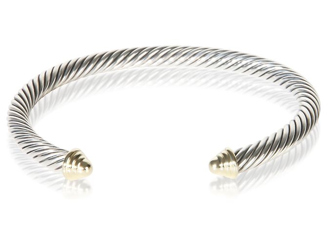 Bracciale Cable Classic David Yurman in oro giallo e argento sterling