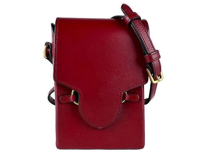 Borsa a tracolla Gucci in pelle rossa Rosso