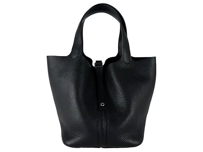 Hermès Borsa Hermes Picotin Lock MM 22 Nero