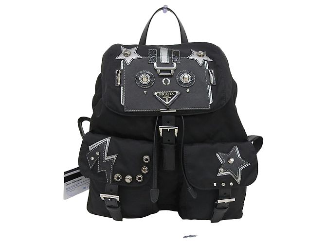 Prada Robot Backpack 1BZ811 Black