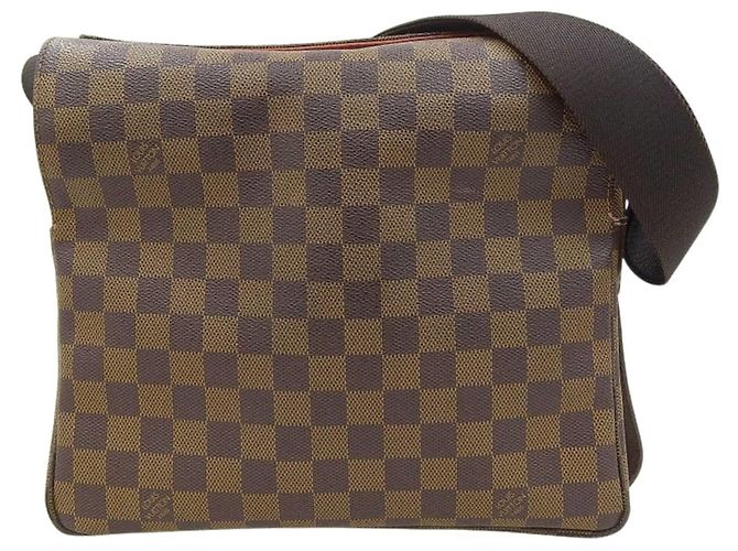 Borsa a tracolla Louis Vuitton Damier Naviglio Damier ebene