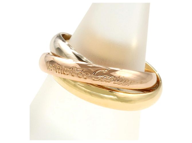 Anello Cartier Trinity in oro tricolore D'oro