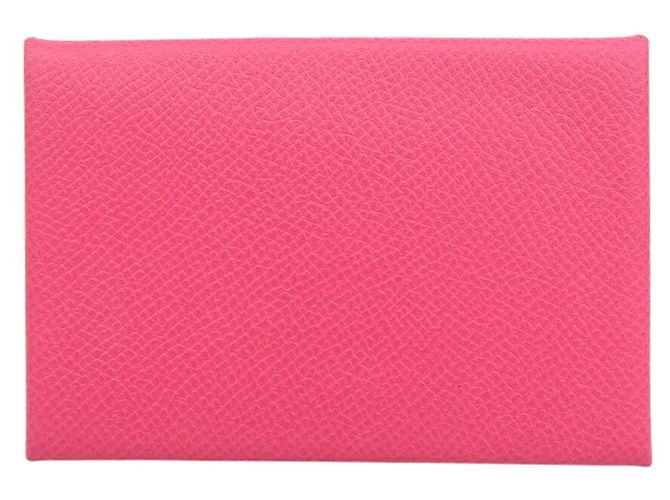 Hermès Tarjetero Hermes Calvi Rosa